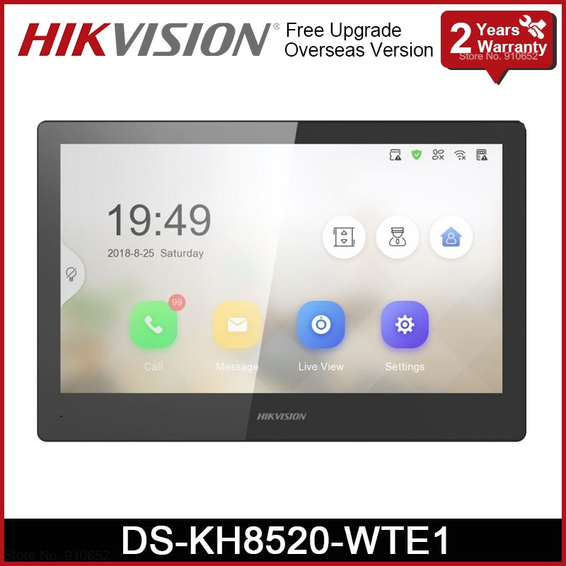Hikvision DS-KH8520-WTE1   Ʈũ ǳ ̼, 10 ġ ġ ũ, POE   ,   